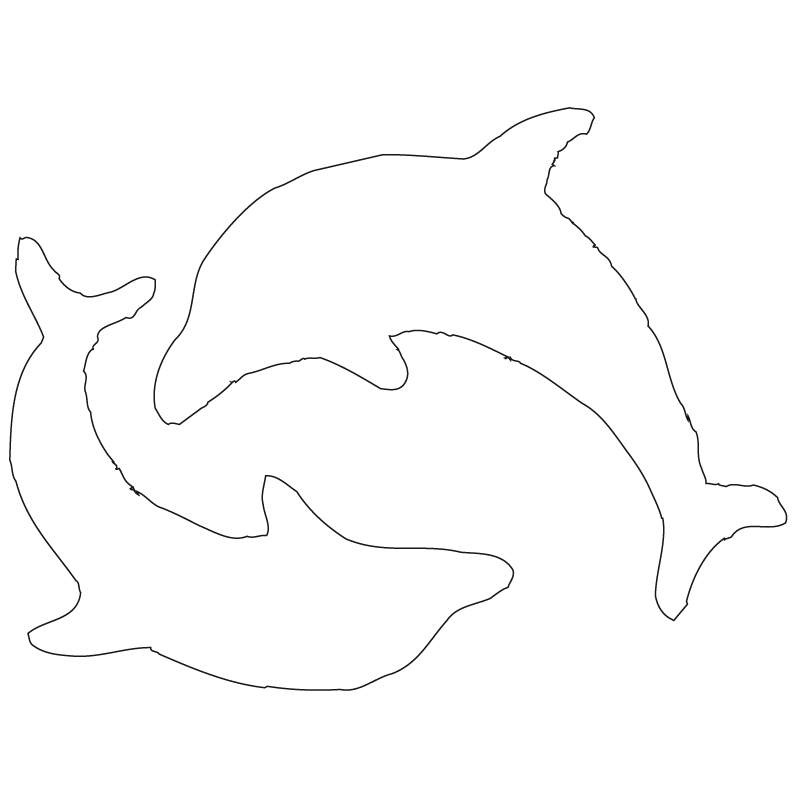 Autoaufkleber - Delfin