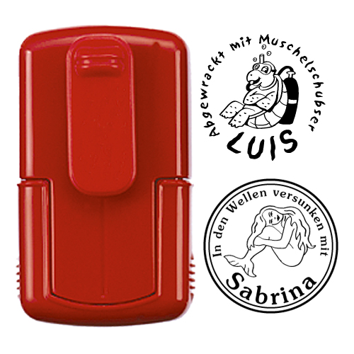 smart-stamp, vollton rot, ø 17 mm